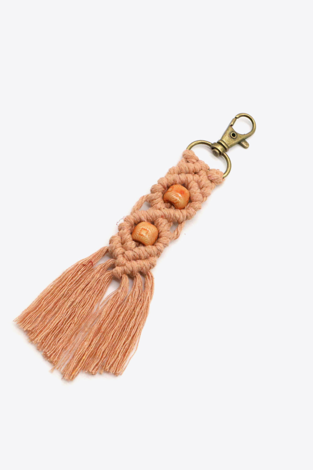 Assorted 4-Pack Handmade Macrame Fringe Keychain