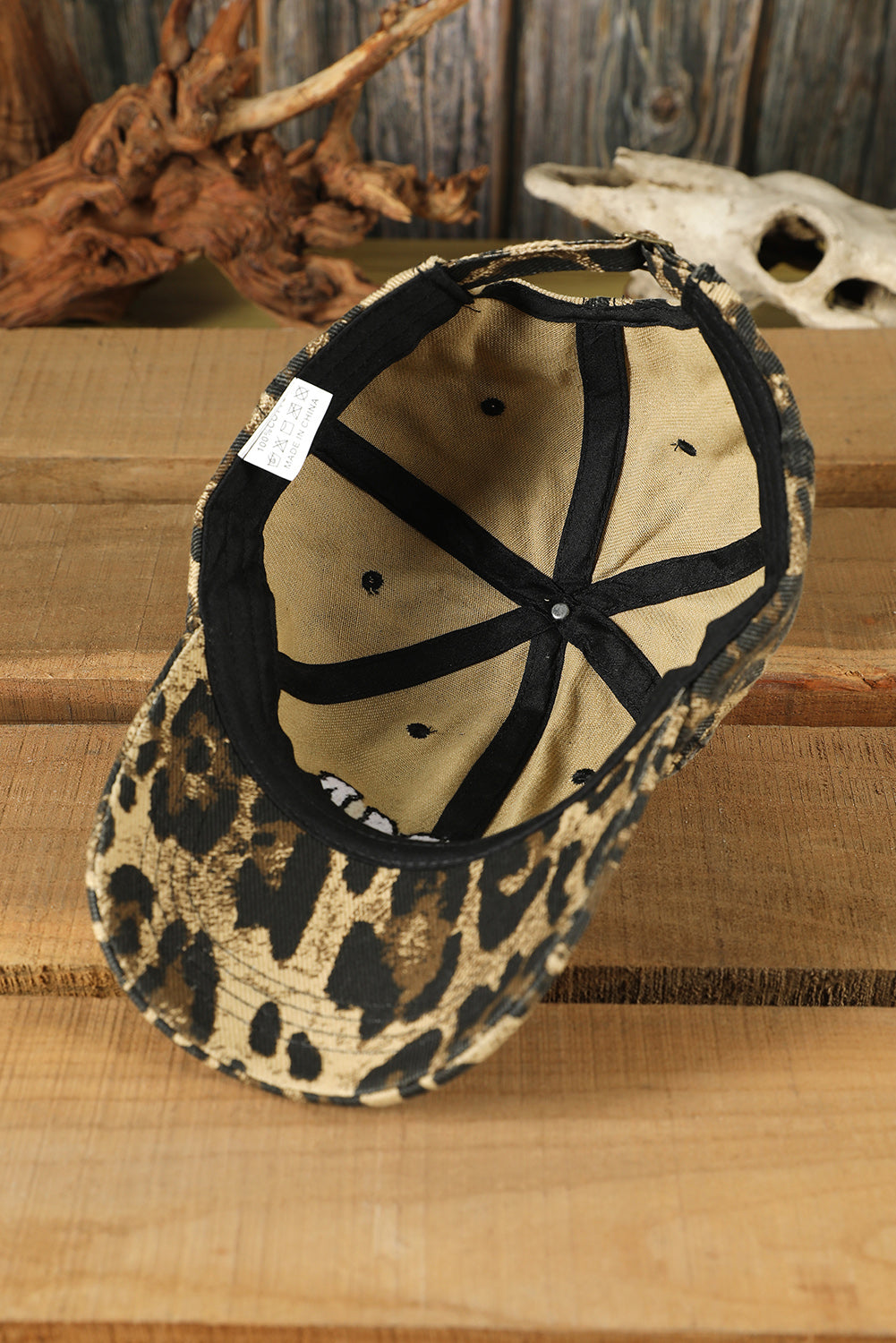 Leopard MAMA Letter Embroidered Baseball Cap